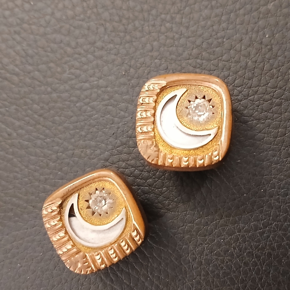 Unique Moon & Sun Cuff Links